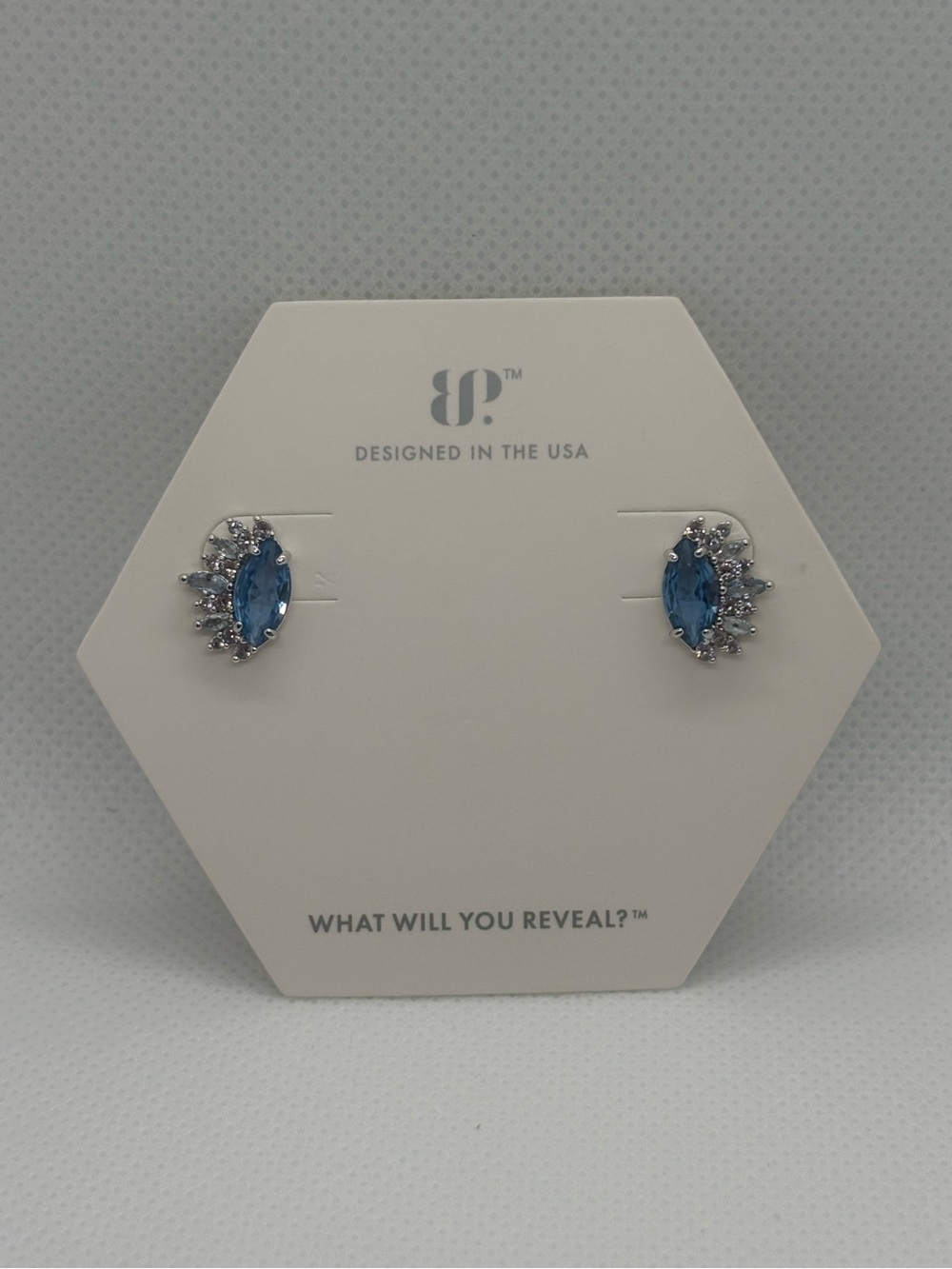 Blue Zircon Spinel Earrings